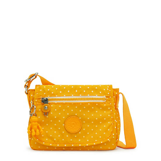 Kipling Sabian Klassieke Printed Crossbody Mini Tassen Geel | BE 1339AH